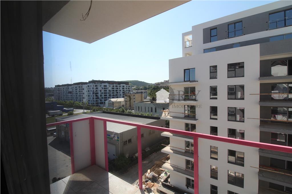 Apartament 2 camere, finisat, etaj 5, terasa,  Floresti, zona Vivo