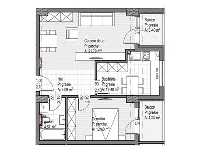 Apartament 2 camere|56 mp|PARC VIEW|garaj|finisat|Sopor